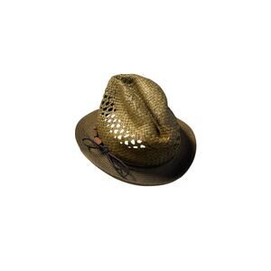 accessories women’s Classic Fedora straw Hat osfm